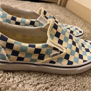 Vans checkered slip on
